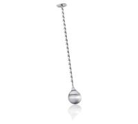 Leopold vienna LV233002 Bar Spoon with Muddler, Stainless Steel, Silver
