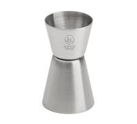 Leopold Vienna Cocktail Measure, Stainless Steel Jigger 20/40 ml | Dishwasher Safe Spirit Measure, Double Jigger for Cocktail Mixing, Ø 4.5 x 9.0 cm