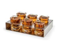 Leopold Vienna - Cocktail set 7-piece (cocktail shaker, pipette, muddler, bar spoon, glasses) gift gift set