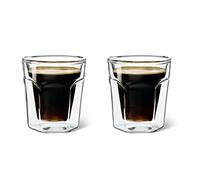 Leopold Vienna Double Walled Glass Espresso, 6.4 x 6.4 x 7.1 cm
