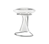 Leopold Vienna PowerPull Decanter Carafe Drying Stand de Luxe, Silver