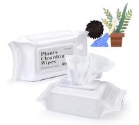 Leopong Leaf Shine Cleaning Wipes for Clean and Photosynthesis - Unscented Plant Cleaner for Indoor Outdoor Use | 80 Wipes