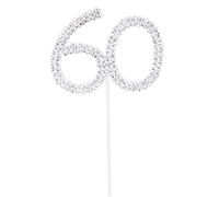 LEORX Cake Topper for 60th Wedding Anniversary Birthday Party