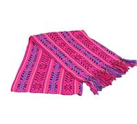 Leos Imports Women's Mexican Rebozo Shawl (Hot Pink)