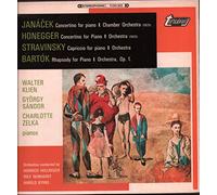 Leoš Janáček / Arthur Honegger / Igor Stravinsky / Béla Bartók - TV 34130S WALTER KLEIN / GYORGY SANDOR / CHARLOTTE ZELKA Piano & Orchestra LP