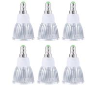 Leo's Light LED E14 Reflector Spotlight Bulb, 9W (70W Equivalent) 6000K Cool White 800lm 60° Flood Beam, for Recessed Ceiling Lights, Tracking Lights, Pack of 6 (6000K-Cool White, E14 Base)