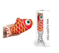 Leo's Paw Mini Floppy Fish w/Silvervine & Catnip Stimulating Real-Life Fish Impression Keeps Kitty Active & Entertained Prevents Boredom & Destructive Behaviour Cat Kicker Toy for Exercise & Play