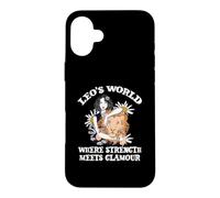 Leo's World Where Strength Meets Glamour Case for iPhone 16 Plus