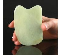 Leosense Gua Sha Tool, Natural Jade Gua Sha Stone, Body Massager for Pain Relief, Sore Muscle - Facial Massager for Skin Lifting and Rejuvenation - Thick Guasha Board