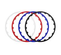 LEOSOX 4PCS 18/19/20inch Car Vehicle Wheel Rims Protectors Decoration Strips Tire Guard Line Rubber Trim Compatible With Tesla Model 3 2017-2022 (Color : Black 18 inch)