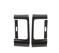 LEOSOX Compatible With Land Rover Range Rover Sport 2014-2018 ABS Carbon Fiber Car Dashboard Side Air Outlet Panel Frame Trim Protection Cover (Color : Carbon)
