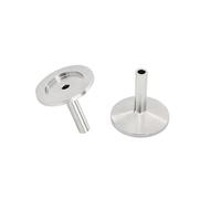 LEOTNNDQ 1pcs 1/8" 1/4" 3/8" 1/2" 6/8/10/12mm Tube VCR Compression Union x KF16 KF25 KF40 KF50(1/2")