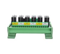 LEOTNNDQ 2CH~24CH 1NO+1NC Trigger Voltage:3.3V-5V Pluggable Optocoupler Isolated Relay Module BMZ-K1-E Positive(8CH)