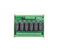 LEOTNNDQ 2CH~24CH 1NO+1NC Trigger Voltage:3.3V-5V Pluggable Optocoupler Isolated Relay Module BMZ-K1-E Positive Negative Compatible 16A(Control voltage 12V,8CH)