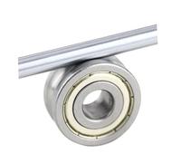LEOTNNDQ 5/10PCS 623 624 625 626 627 628 629 Grooved Bearing U-V(5PCS 629-2.5-1)