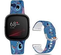 Leotop Pattern Printed Soft Silicone Replacement Bands Compatible with Fitbit Versa 4/ Fitbit Versa 3/ Fitbit Sense 2/Fitbit Sense for Women Men Teens. (Bottled Jars)