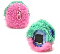 LeoTube Plush Cover for Tamagotchi Paradise, Portable Protective Case with zipper, 360-degree Full Protective (Pink)