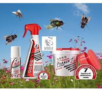Leovet Power Phaser Equine Insect Repellent Spray - Durativ Wipe On -Roll On