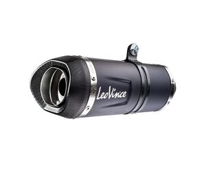 Leovince 14251EKB Complete Exhaust Muffler Lv One Evo Black Yamaha Mt-07 16-20