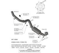 Leovince 4-Stroke Header Pipes For Honda X-ADV 750 ABS 2017-2025 Steel 80062