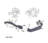 Leovince Yamaha Tenere 700 E4 2019 Not Homologated Manifold Silver