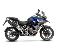 LEOVINCE BLACK EXHAUST MUFFLER FOR TRIUMPH TIGER 1200 GT RALLY PRO 24-25 STAINLE