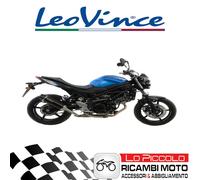 Leovince Black Exhaust Terminal Suzuki Sv 650/Abs Euro4 2017 2018 Approved
