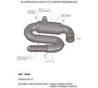 Leovince CAT Conv Manifold YAM 16040 371041