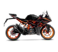 LEOVINCE EXHAUST LV-10 FULL BLACK FIT ON KTM RC 125 22-23 INOX