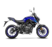 LEOVINCE EXHAUST MUFFLER LV-10 BLACK EDITION FOR YAMAHA MT-07 23-24 STAINLESS ST