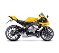 LEOVINCE EXHAUST MUFFLER LV-10 BLACK EDITION FOR YAMAHA YZF-R1M 17-19 INOX-COD.1