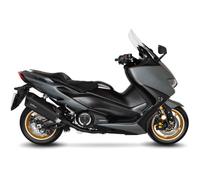 LEOVINCE EXHAUST MUFFLER LV-12 BLACK EDITION FIT ON YAMAHA T-MAX 560 20-21 INOX-