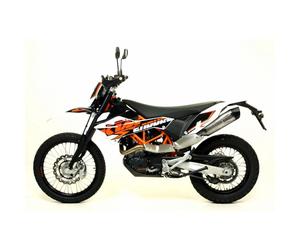 LEOVINCE EXHAUST MUFFLER LV ONE EVO FIT ON KTM 690 SMC R 12-16 INOX-COD.8299E