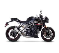 LEOVINCE EXHAUST SILENCER FACTORY S TITANIUM FIT ON TRIUMPH SPEED TRIPLE 1050 S