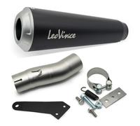 LeoVince exhaust silencer GP ONE with approval for Scrambler 400 X | AISI 304 SS, matte black, EC approved, no reg, OEM 15132 for Triumph Scrambler 400 X 2024-26. 125 chars. Attempt 2