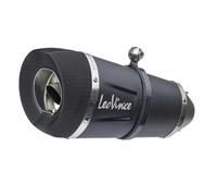 LeoVince full exhaust system FACTORY S BLACK EURO 5 YAMAHA YZF-R7 2021 2024