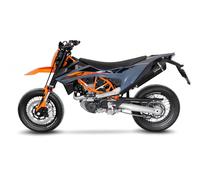 14073U - Exhaust LeoVince NERO Stainless steel KTM 690 ENDURO R (19-24)