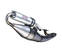 Leovince Hand Made Tt Aprilia Sr 50 Lc Ditech 2004/sr 50 R Lc Ditech 05-12 Homologated Full Line System Silver Homologated