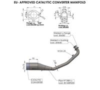 CAT CONV Manifold Honda 16056
