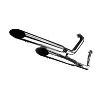 Leovince K02 Suzuki Vs Gl 1400 Intruder 87-00 Ref:2203 Chromed Steel Homologated Muffler Silver Homologated