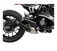 Leovince Lv-10 Full Black Ducati Scrambler 803 Abs 23-26 Not Homologated Full Line System Silver Not Homologated