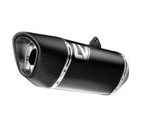Leovince Lv-14 R Black Edition Kawasaki Ninja 400 Abs 24-25/ninja 500 Abs 24-26/ninja 500 Se Abs 24-26 Homologated Muffler Silver Homologated