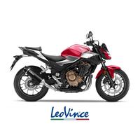 Leovince Lv One Evo Black Exhaust For Honda Cb 500 F 2022 2023 Black/Carbon