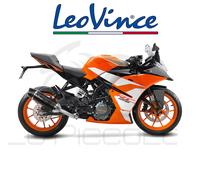 Leovince Lv One Evo Exhaust Terminal For Ktm Rc 125 2017 2018 2019 Carbon/Carbon