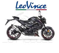 Leovince Lv One Evo Exhaust Terminal For Suzuki Gsx-S 750/Z Abs 2017 Inox/Carbon