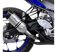 Leovince Lv Pro Yamaha Mt-03 Abs 18-24/yzf-r3 18-20/yzf-r3 Abs 18-24 Slip On Muffler Silver