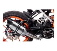 Leovince Lvpro Ktm Duke 390 14183e Not Homologated Slip On Muffler Silver Not Homologated