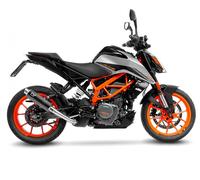 3399BU - Exhaust muffler LeoVince GP CORSA BLACK KTM DUKE 125 (21-23)