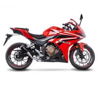 LeoVince Muffler exhaust LV-10 BLACK EDITION EURO 4 HONDA CBR 500 R 2016 2018