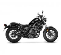 LeoVince Muffler exhaust LV-10 FULL BLACK EURO 4/5 HONDA CMX 500 REBEL 2017 2024